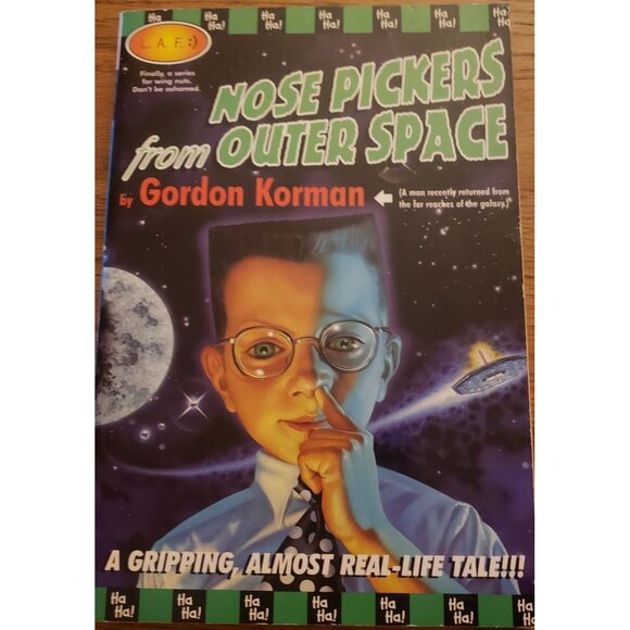 Nose Pickers From Outer Space By Gordon Korman 1999 Paperback Book - Picture 1 of 7